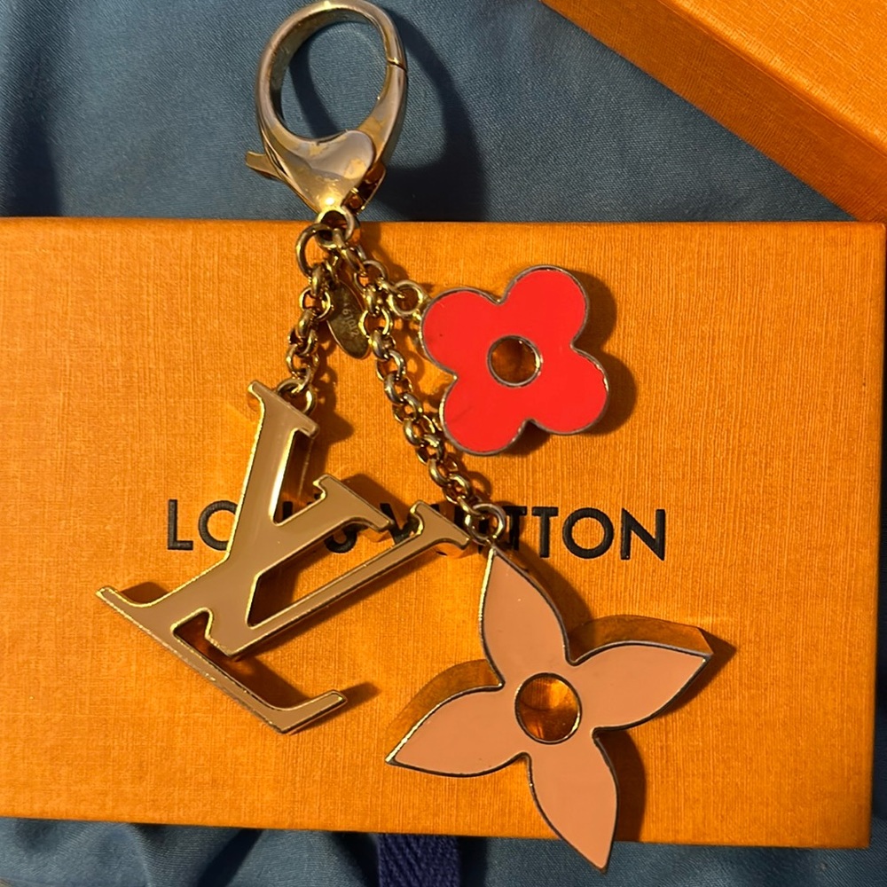 Louis Vuitton Floral Keychain/Bagcharm